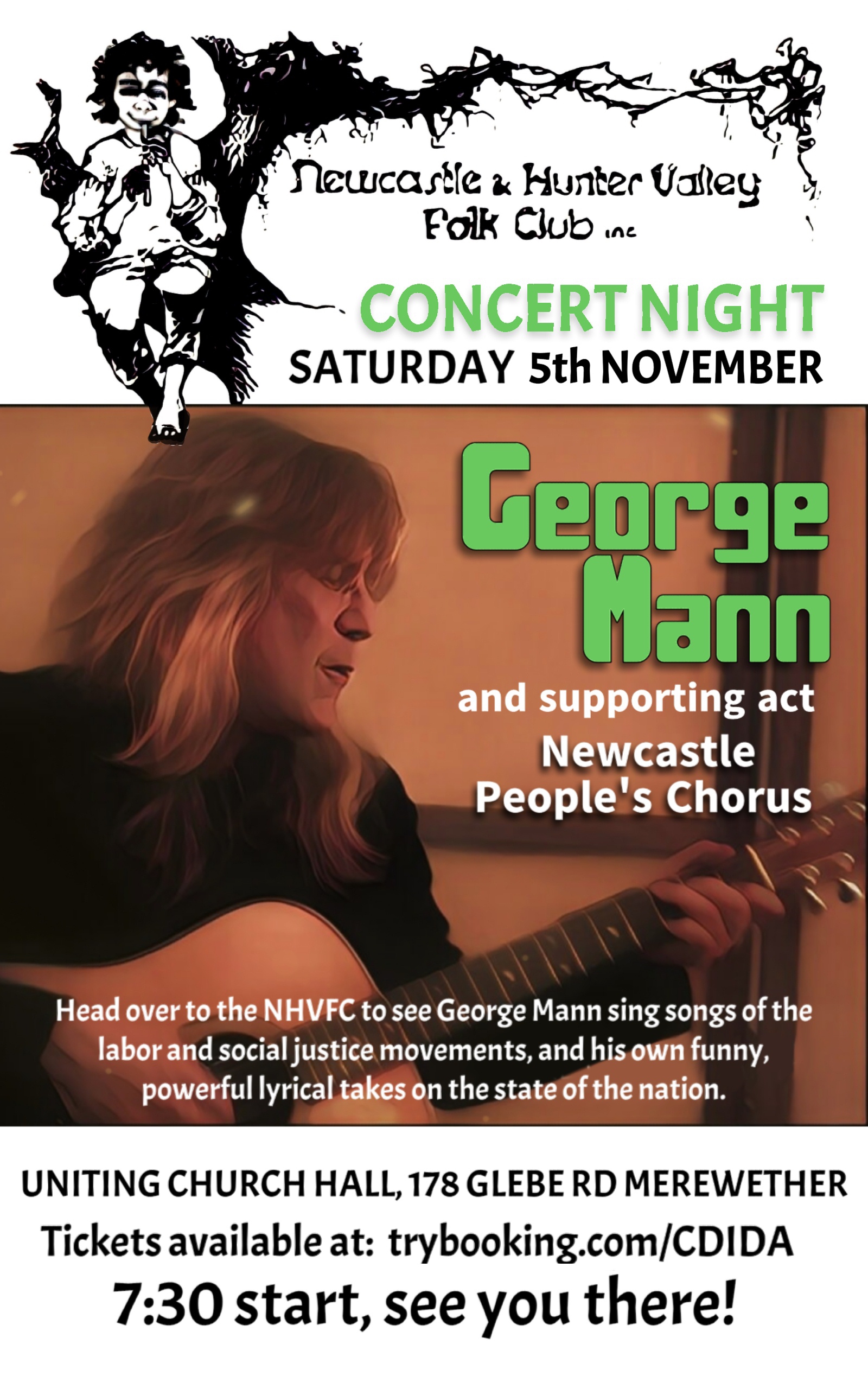 George Mann at the Newcastle and Hunter Valley Folk Club | The Folk  Federation of NSW