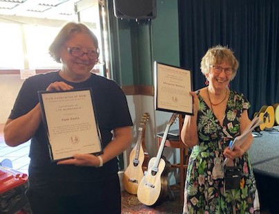 Two Recognised at Folk Bash